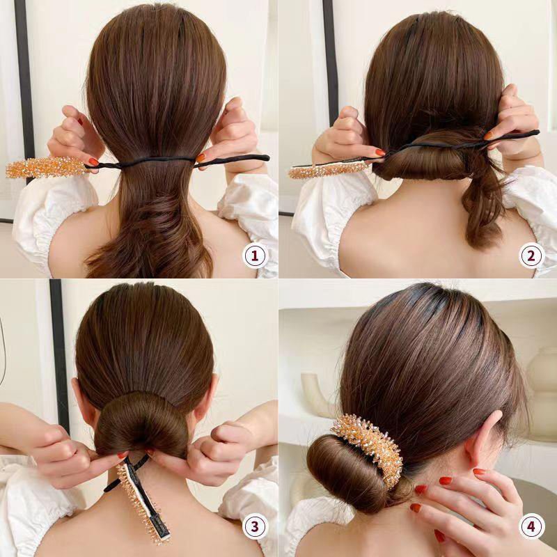 Crystal Bun Hair-Styling Stick